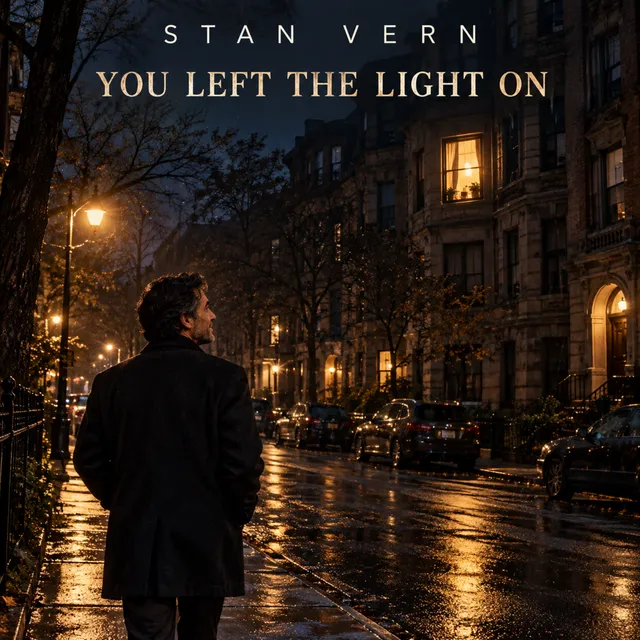 STAN VERN — You left the light on — обложка релиза