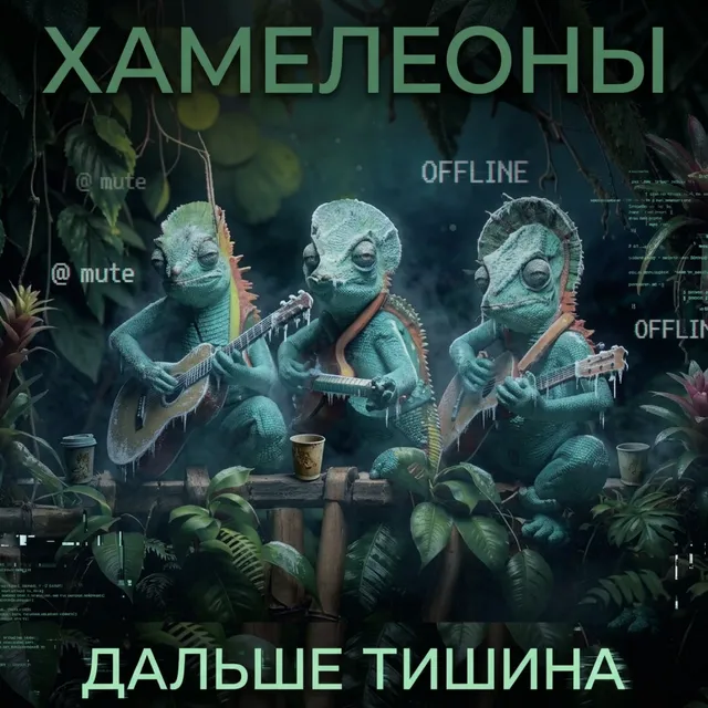Хамелеоны — Дальше тишина — обложка релиза