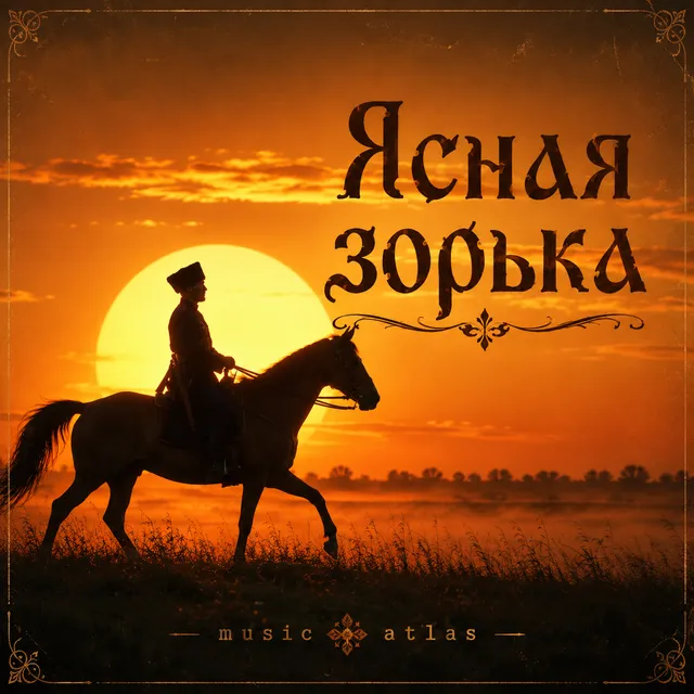 MUSIC ATLAS — Ясная зорька — обложка релиза