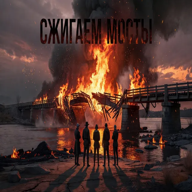 Academic Ghost — Сжигаем мосты — обложка релиза