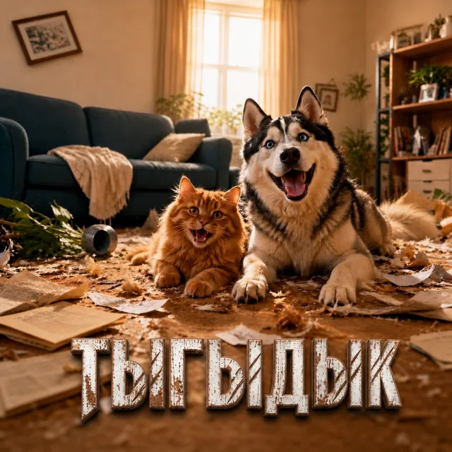 Кот на клавиатуре — Тыгыдык — обложка релиза