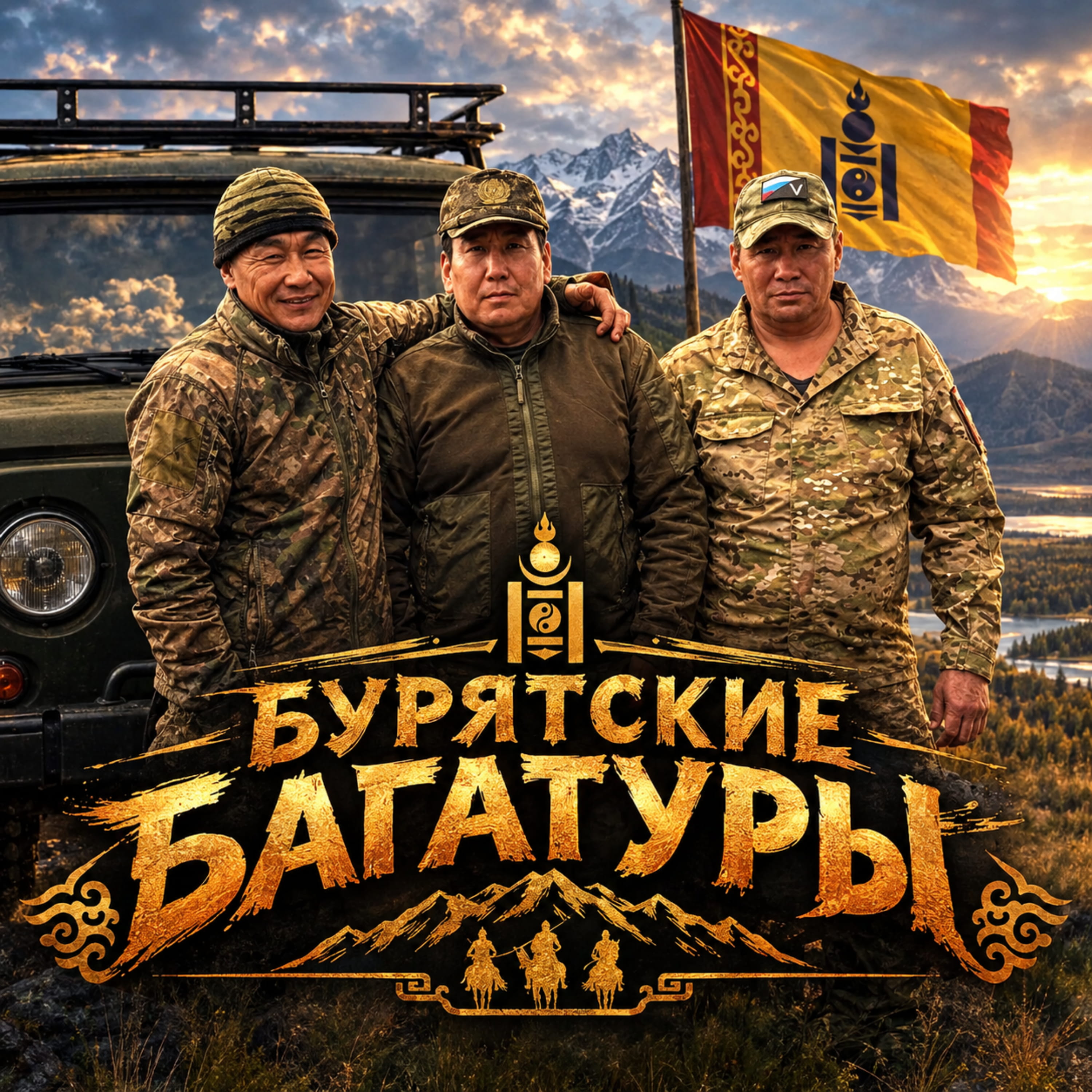 Бурятские Багатуры — обложка