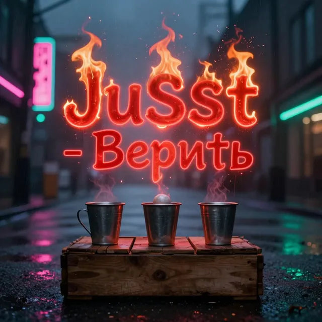 JuSSt — Верить — обложка релиза