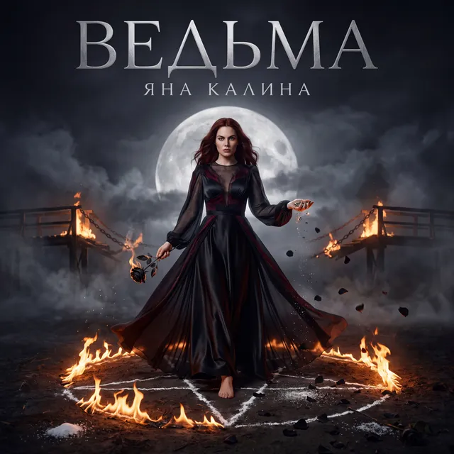 Яна Калина — Ведьма — обложка релиза