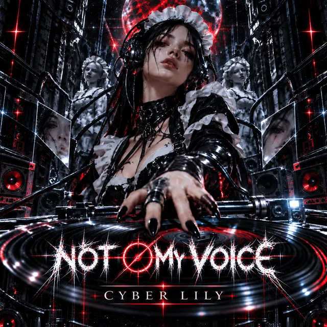 Cyber_Lily — NOT MY VOICE — обложка релиза