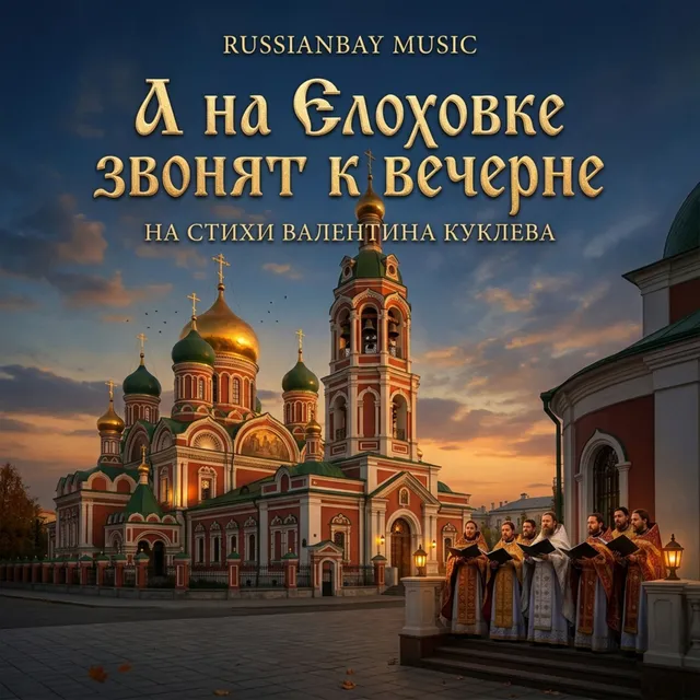 RUSSIANBAY MUSIC — А на Елоховке звонят к вечерне. На стихи Валентина Куклева — обложка релиза