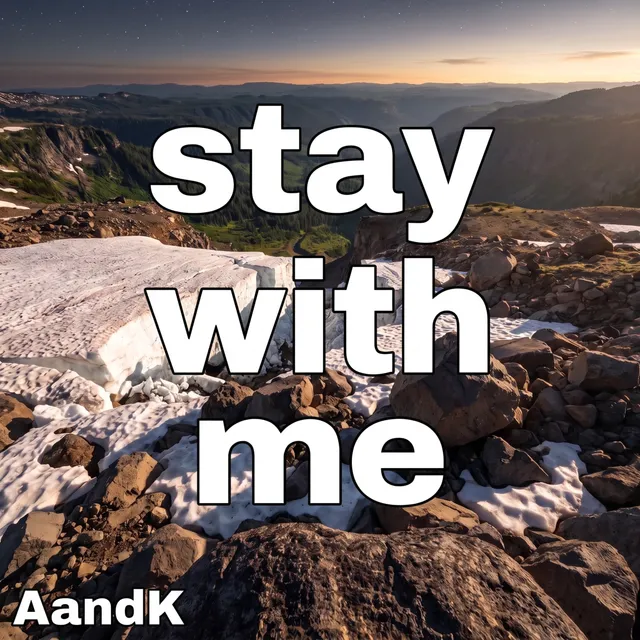AandK — stay with me — обложка релиза