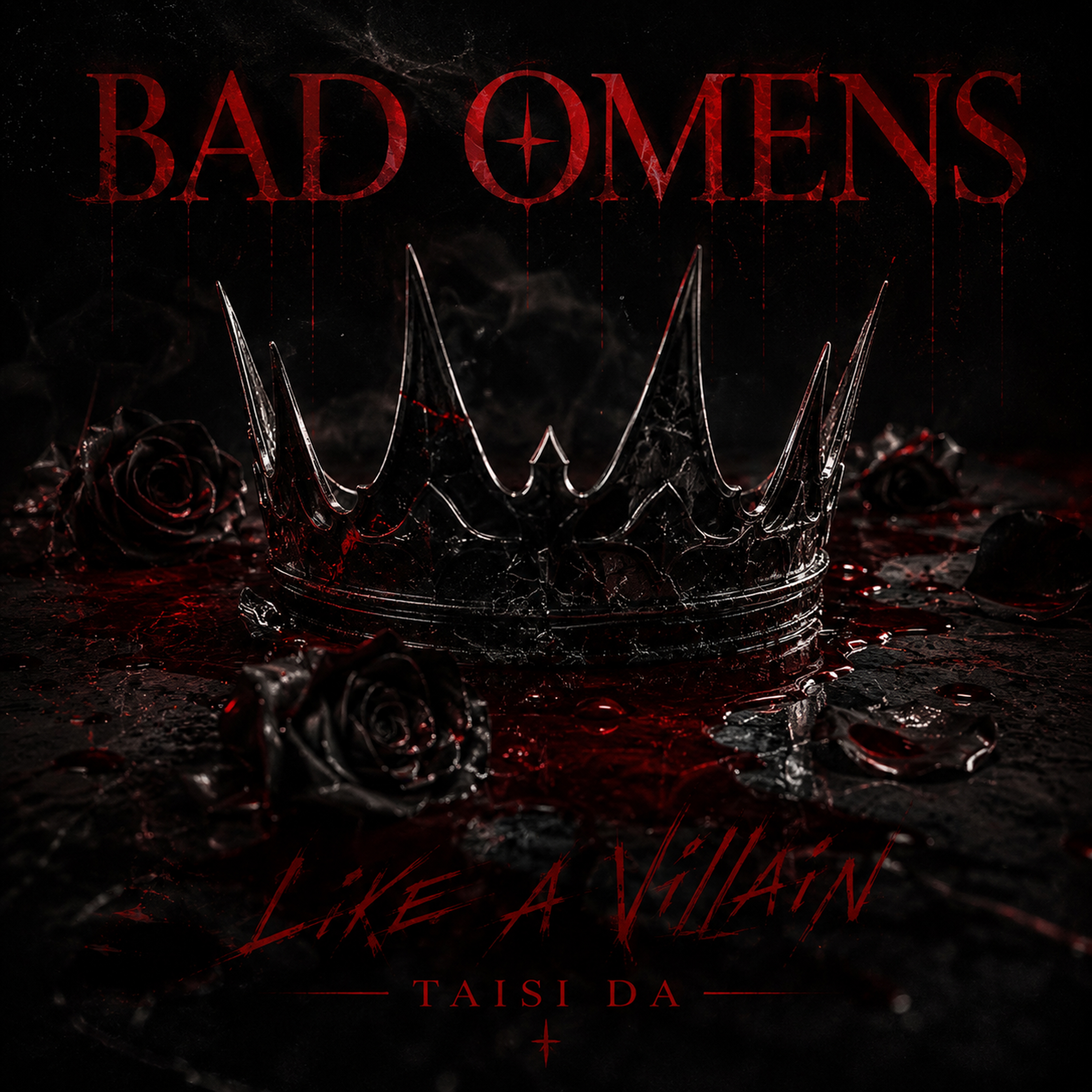 Bad Omens LIKE A VILLAIN — обложка