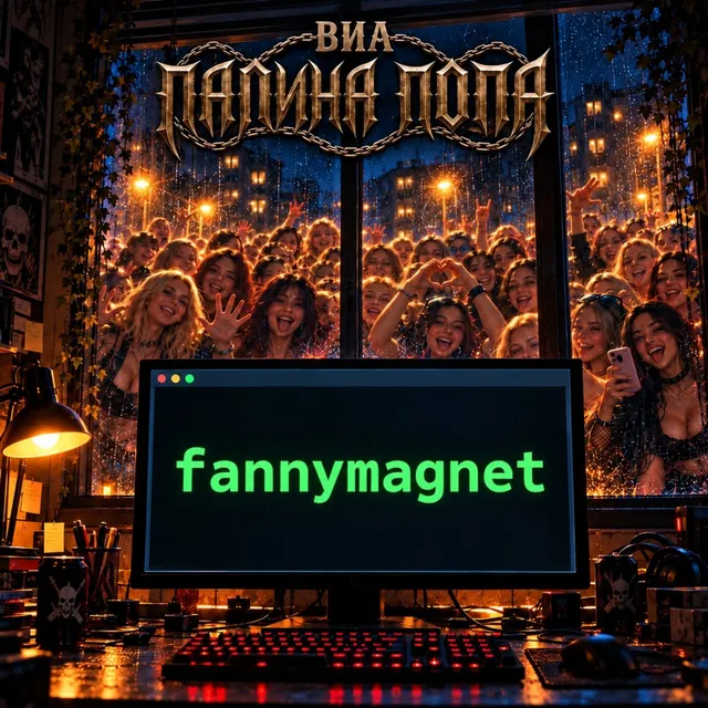 ВИА Папина Попа — FANNYMAGNET — обложка релиза