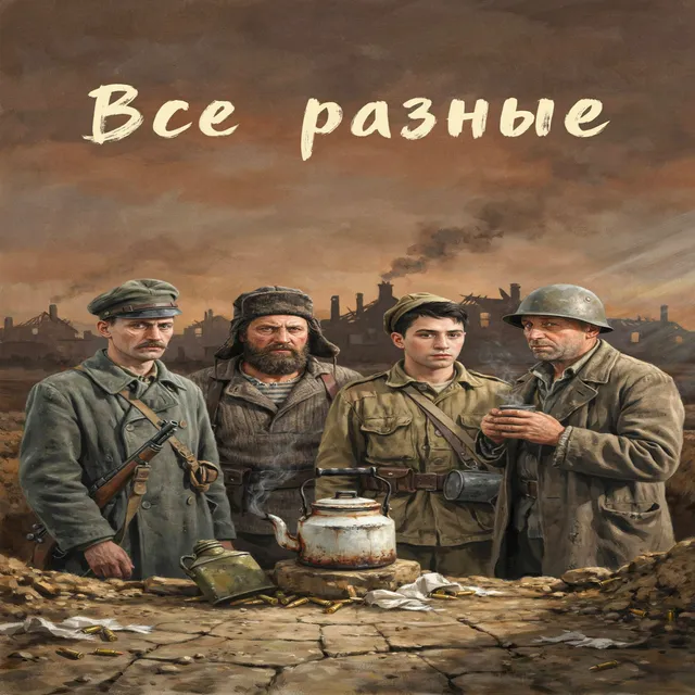 Б-16 — Все разные — обложка релиза