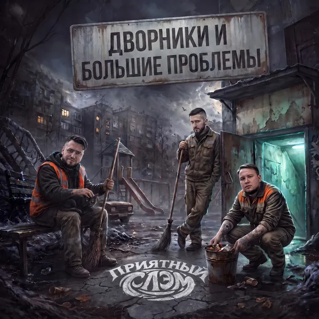 ПРИЯТНЫЙ СЛЭМ — Дворники и большие проблемы — обложка релиза