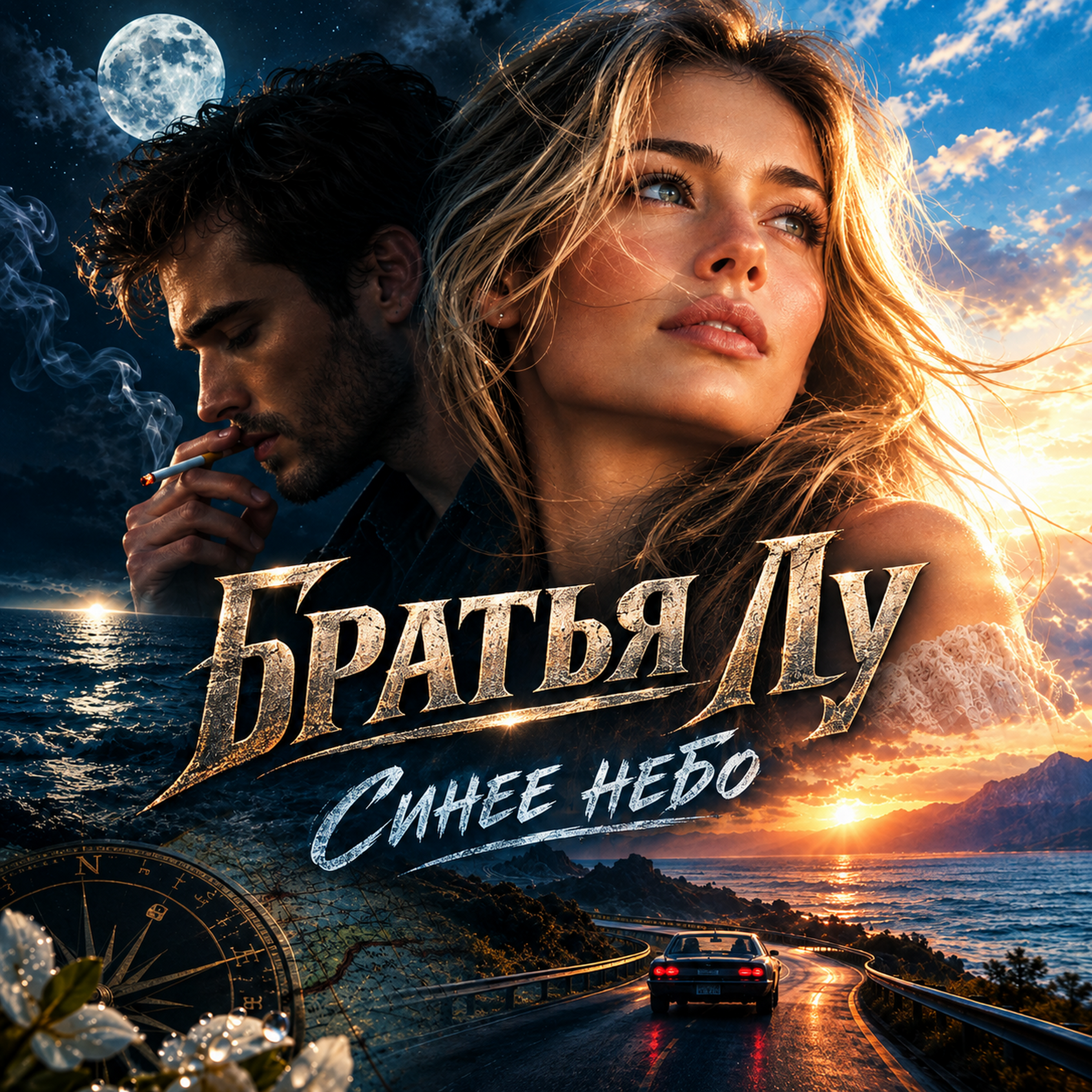Синее небо — обложка