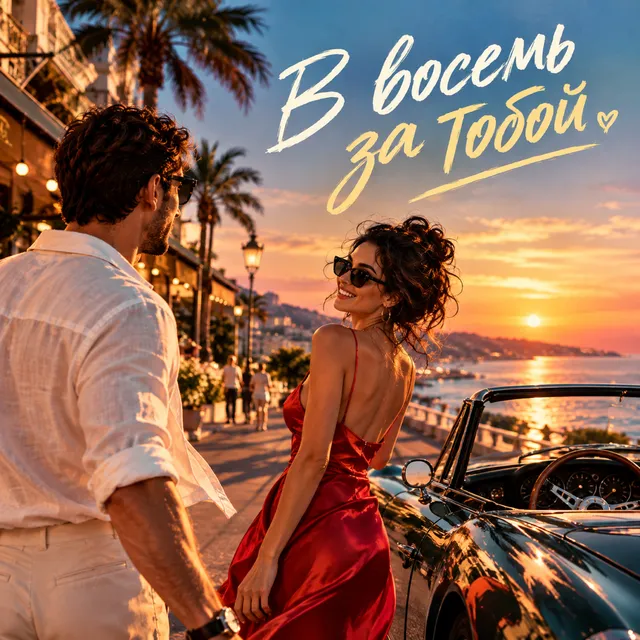 RUSSIAN VIBE+ — В восемь за тобой — обложка релиза