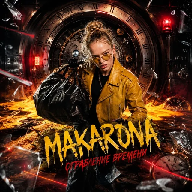 Makarona — Ограбление времени — обложка релиза
