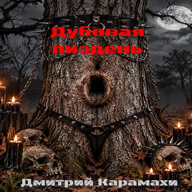Дмитрий Карамахи — Дубовая пиздень — обложка релиза