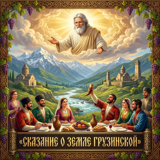 Андрей Алякин — "СКАЗАНИЕ О ЗЕМЛЕ ГРУЗИНСКОЙ" — обложка релиза