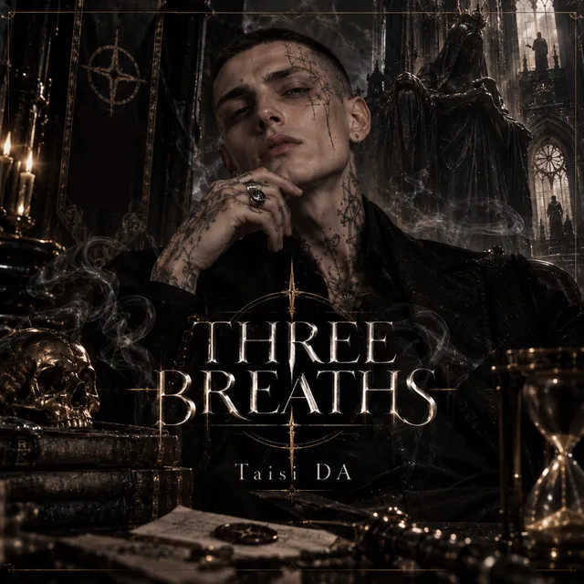 Taisi DA — THREE BREATHS (к книге ВАРАЭН: Третий вдох. Каэль Вальтер) — обложка релиза