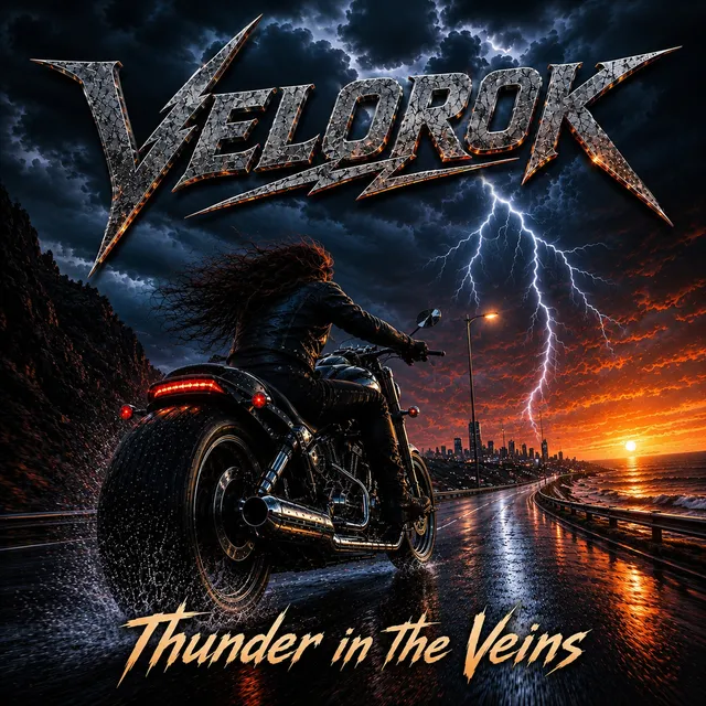 Velorok — Thunder in the Veins — обложка релиза