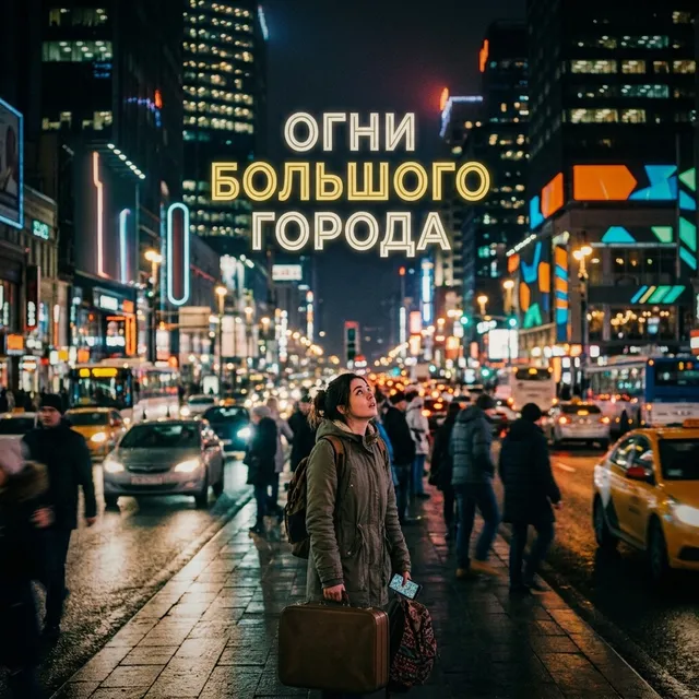 GazLodya — ОГНИ БОЛЬШОГО ГОРОДА — обложка релиза