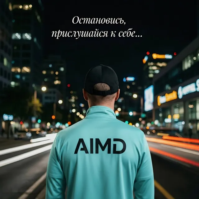 AIMD — Остановись, прислушайся к себе — обложка релиза