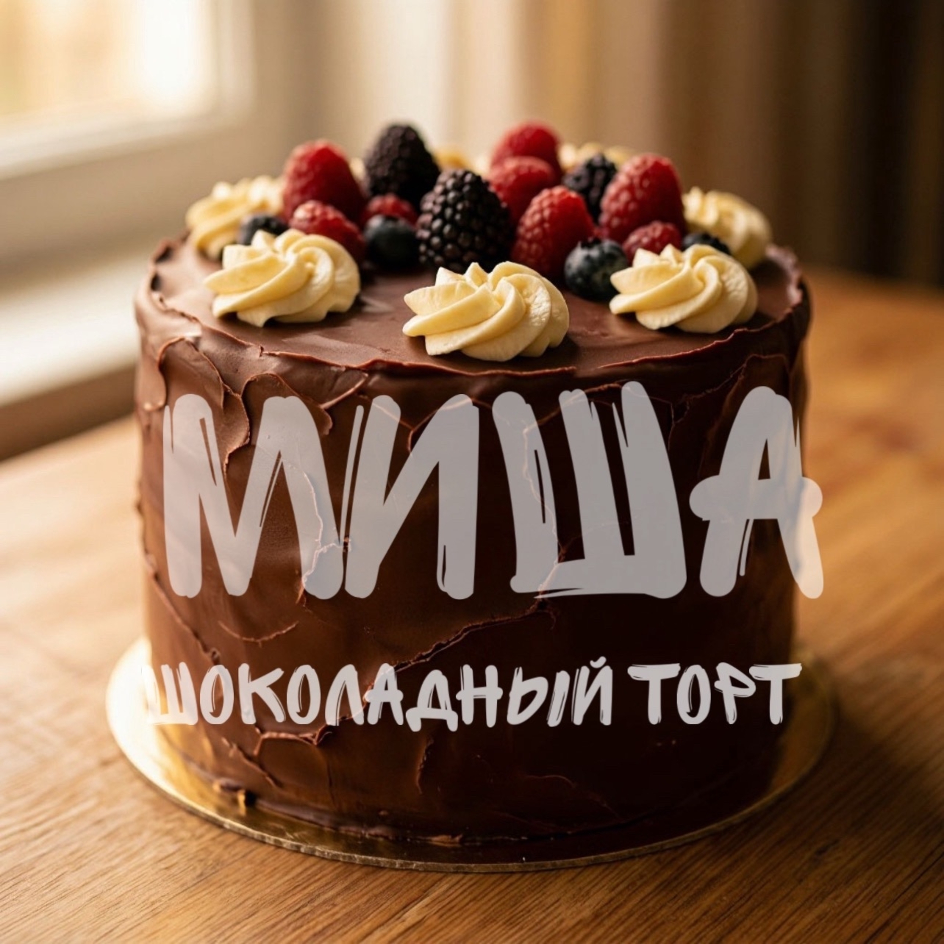 Шоколадный торт — обложка