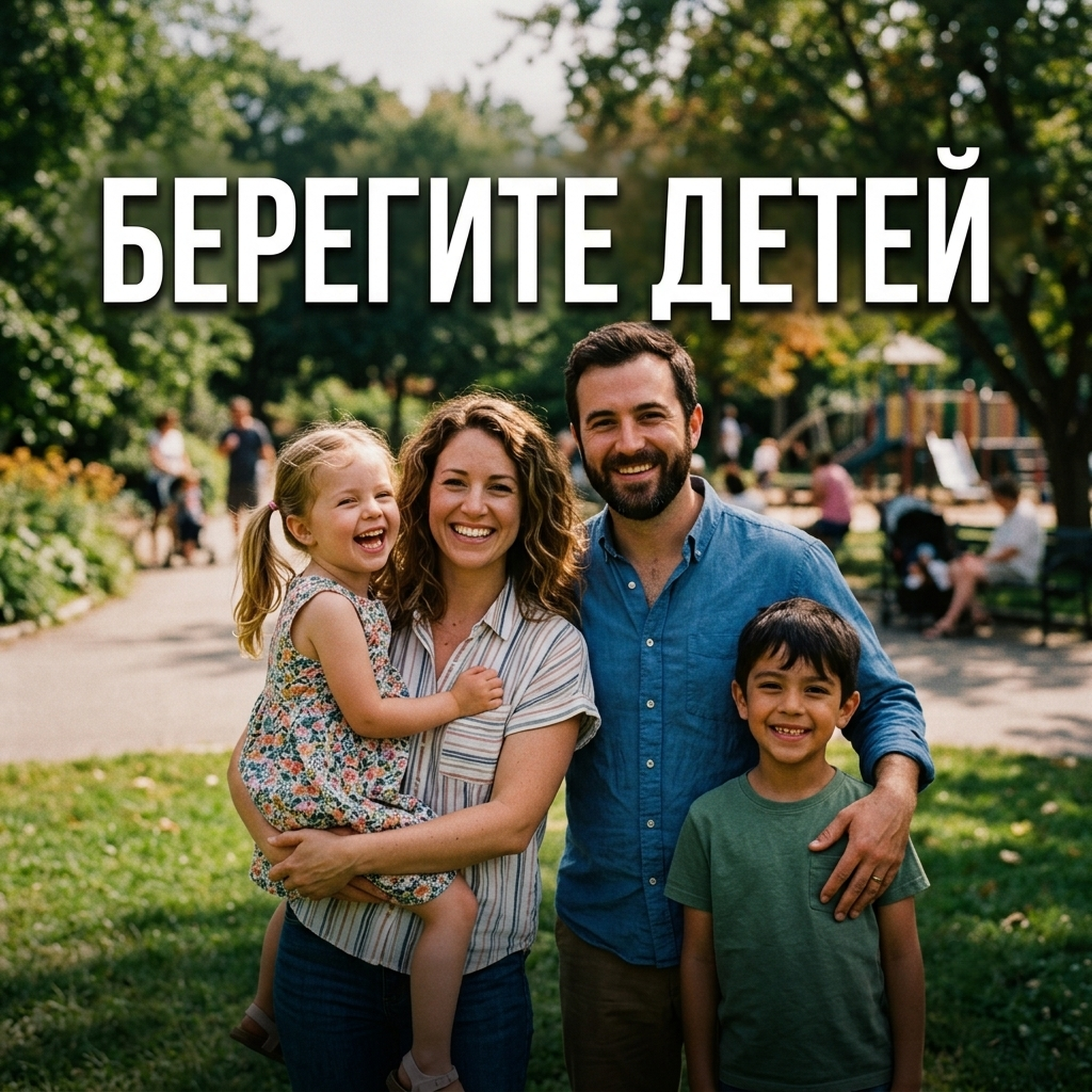 БЕРЕГИТЕ ДЕТЕЙ — обложка