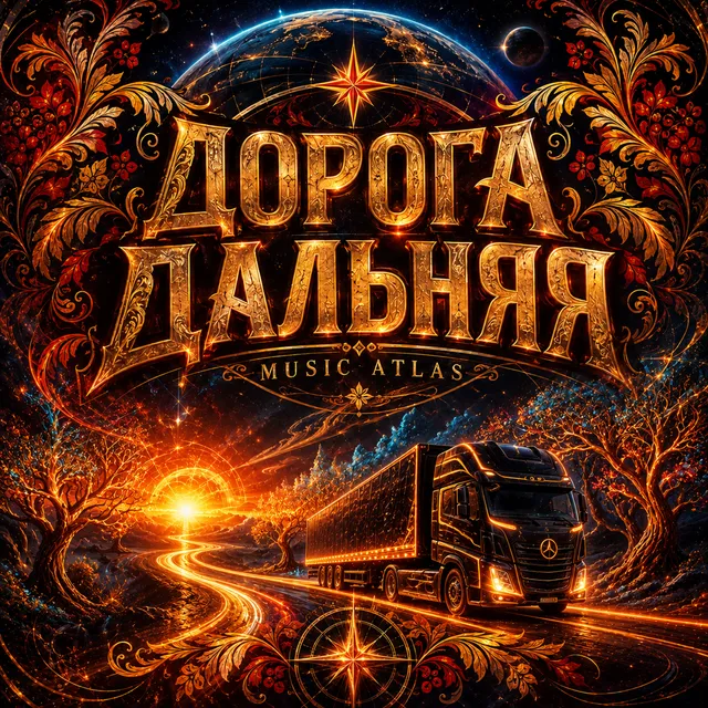 MUSIC ATLAS — Дорога дальняя — обложка релиза