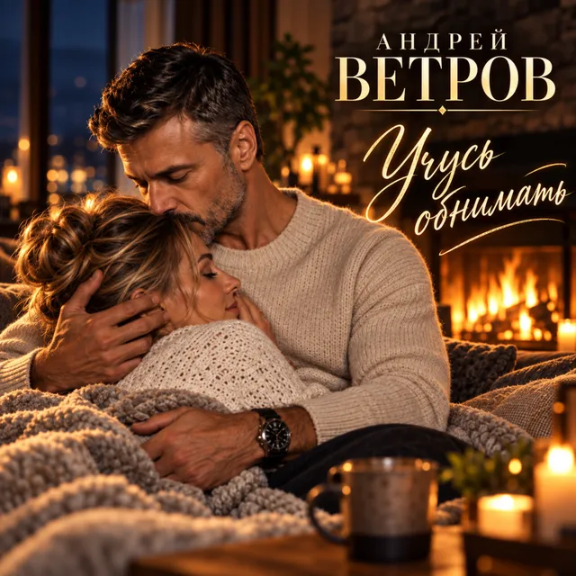 Андрей Ветров — Учусь обнимать — обложка релиза