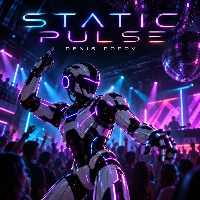 Denis Popov — Static pulse — обложка релиза